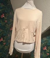 Shirt Langarmshirt beige vanille Nähte plus size crop Essen - Essen-Kray Vorschau