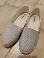 Graceland Espadrilles Halbschuhe 38 super hellblau silber weiß Dresden - Gompitz Vorschau