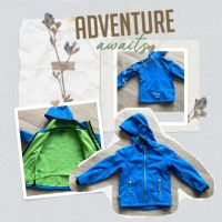 TROLLKIDS Trollfjord Softshell-Jacke mittelblau/grün 116 oder 122 Niedersachsen - Diepholz Vorschau