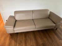 Echtleder Sofa in Cappuccino Stuttgart - Mühlhausen Vorschau