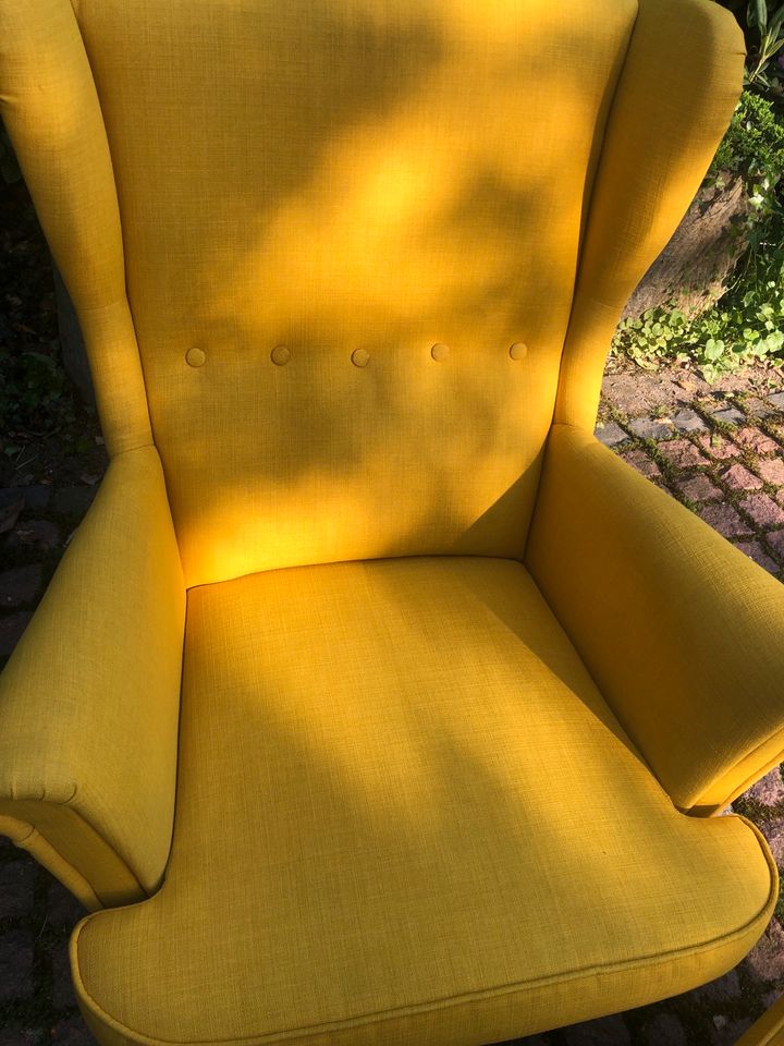 IKEA Strandmon Sessel gelb in Wegberg