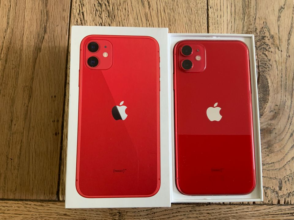 iPhone 11, Product red edition, 64 GB, Akku 84%, top in Siegburg