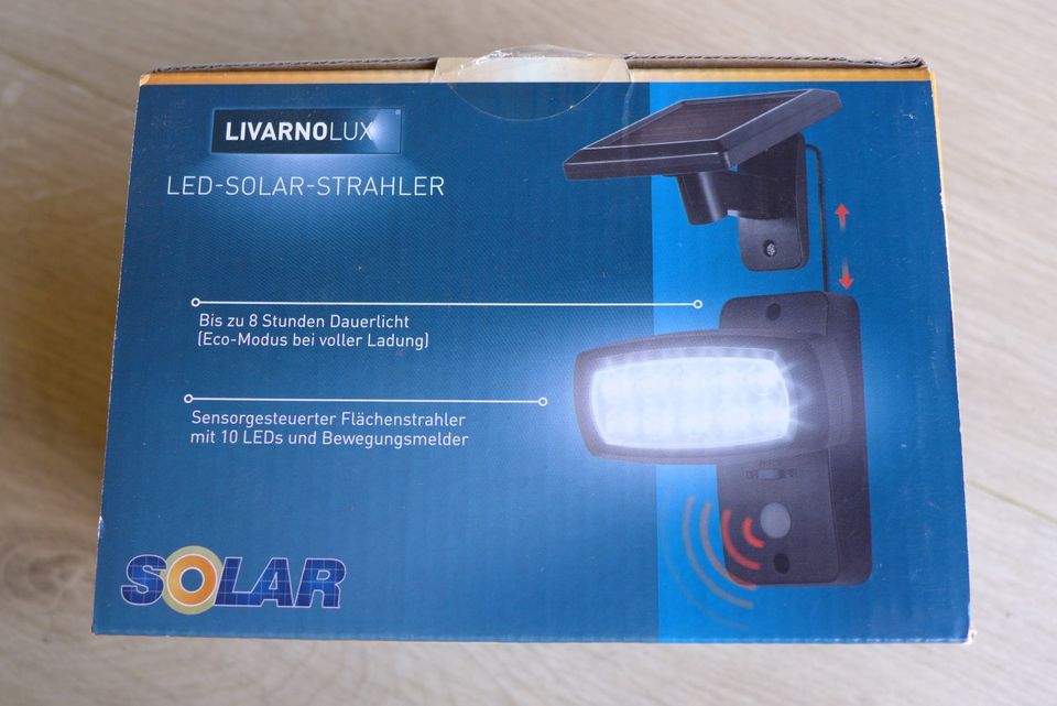 LIVARNO LED Solar Strahler + Bewegungsmelder - NEU!!! in  Nordrhein-Westfalen - Paderborn | eBay Kleinanzeigen ist jetzt Kleinanzeigen