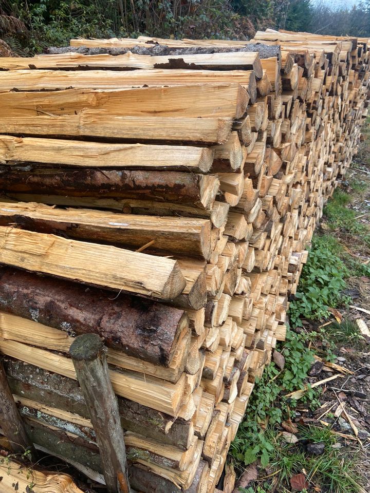 Fichtenbrennholz Brennholz gespalten Trocken *Ofenfertig* in Böbrach