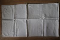 Omas Damast Tischdecke 240x124 cm weiß mit Flecken DDR gross Sachsen-Anhalt - Salzwedel Vorschau