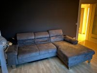 Couch grau Samt Nordrhein-Westfalen - Mönchengladbach Vorschau