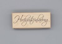 Stempel "Hochzeitseinladung" von Butterer, neu! Hessen - Dieburg Vorschau