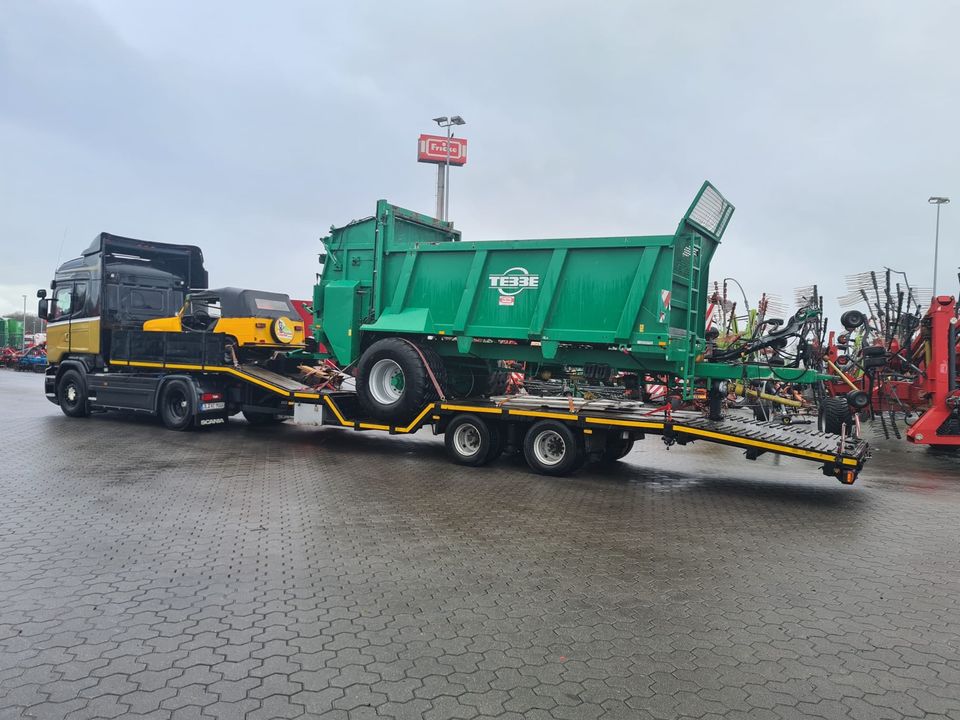 Tieflader Maschinentransporter Autotransporter Wohnmobil in Elbe-Parey