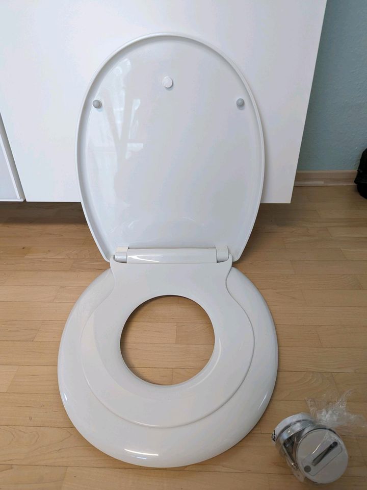 Toilettensitz 2 in 1 oval Kinder in Groß-Zimmern