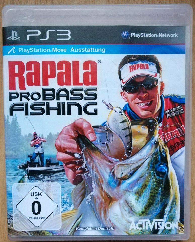 Playstation 3 PS3 Rapala Pro Bass Fishing Top Zustand! in