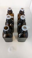 6x Enghalsflasche vierkantig Braunglas, 250 ml, 32mm, hohe Form Hamburg-Mitte - Hamburg Altstadt Vorschau