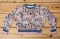 Benetton Langarmsweatshirt mit Blumendruck - 100 % Baumwolle Friedrichshain-Kreuzberg - Friedrichshain Vorschau