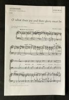 Chorpartitur/Noten: O What Their Joy von William Henry Harris Nordrhein-Westfalen - Meckenheim Vorschau