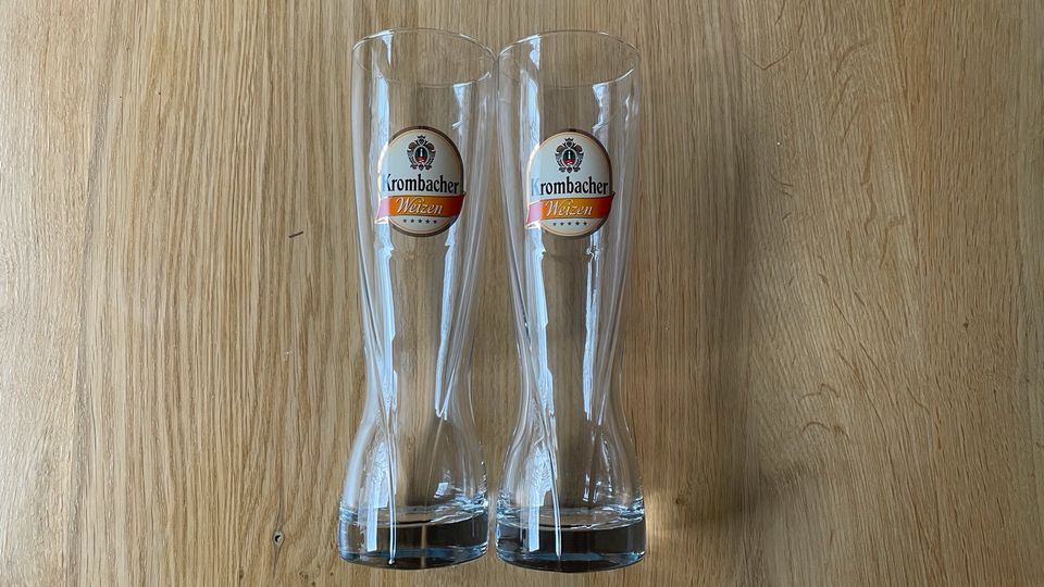 2er Set Krombacher Weizengläser 0,5L in Bremen