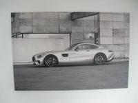 Leinwand Bild Mercedes AMG GT 120 x 80 cm silber silver C190 R S Niedersachsen - Stuhr Vorschau