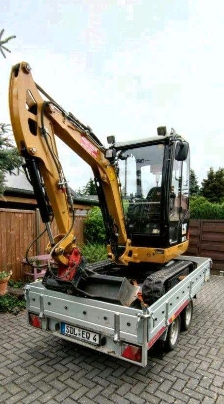 Minibagger Bagger mieten Vermietung Caterpillar Cat 301.7d in Eichstedt (Altmark)