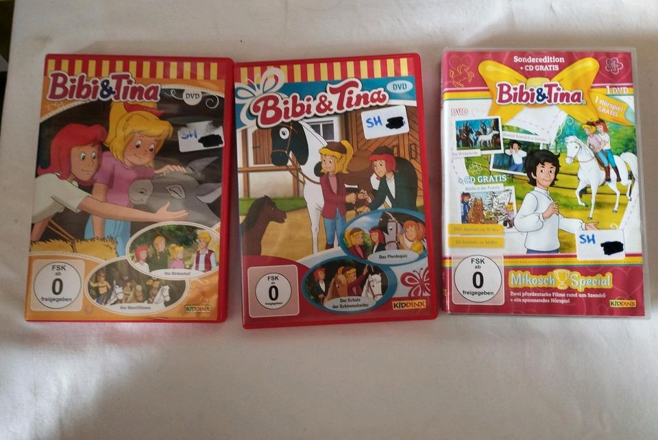 Kinder DVD'S Bibi + Tina je in Wolfen