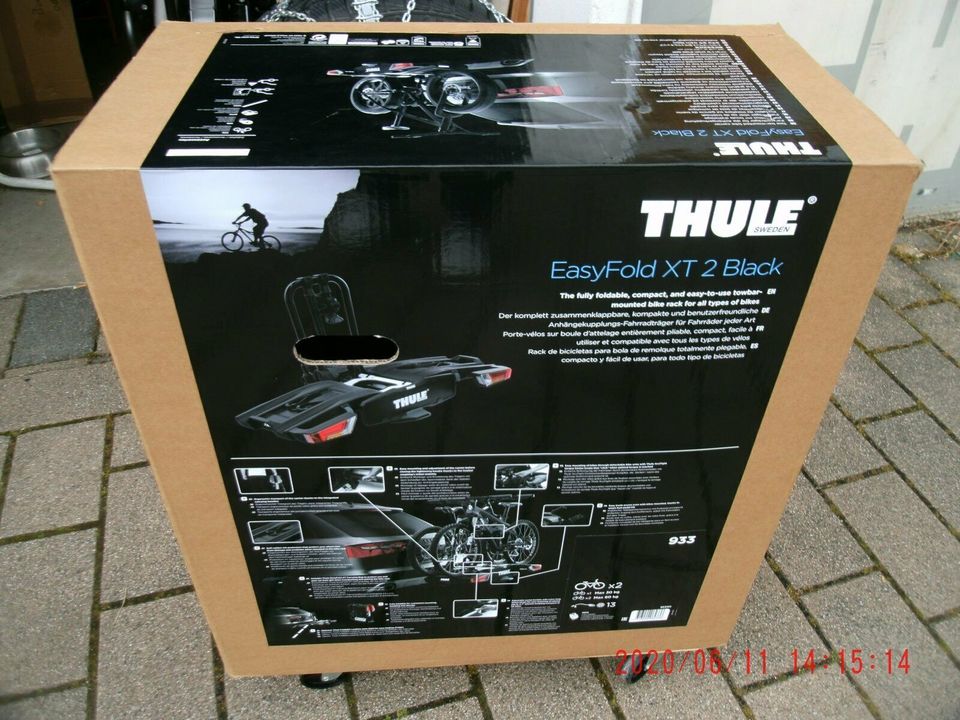 Thule BLACK 933 EasyFold XT2 Fahrradträger E-Bike EF3 933101 934 in Gau-Algesheim