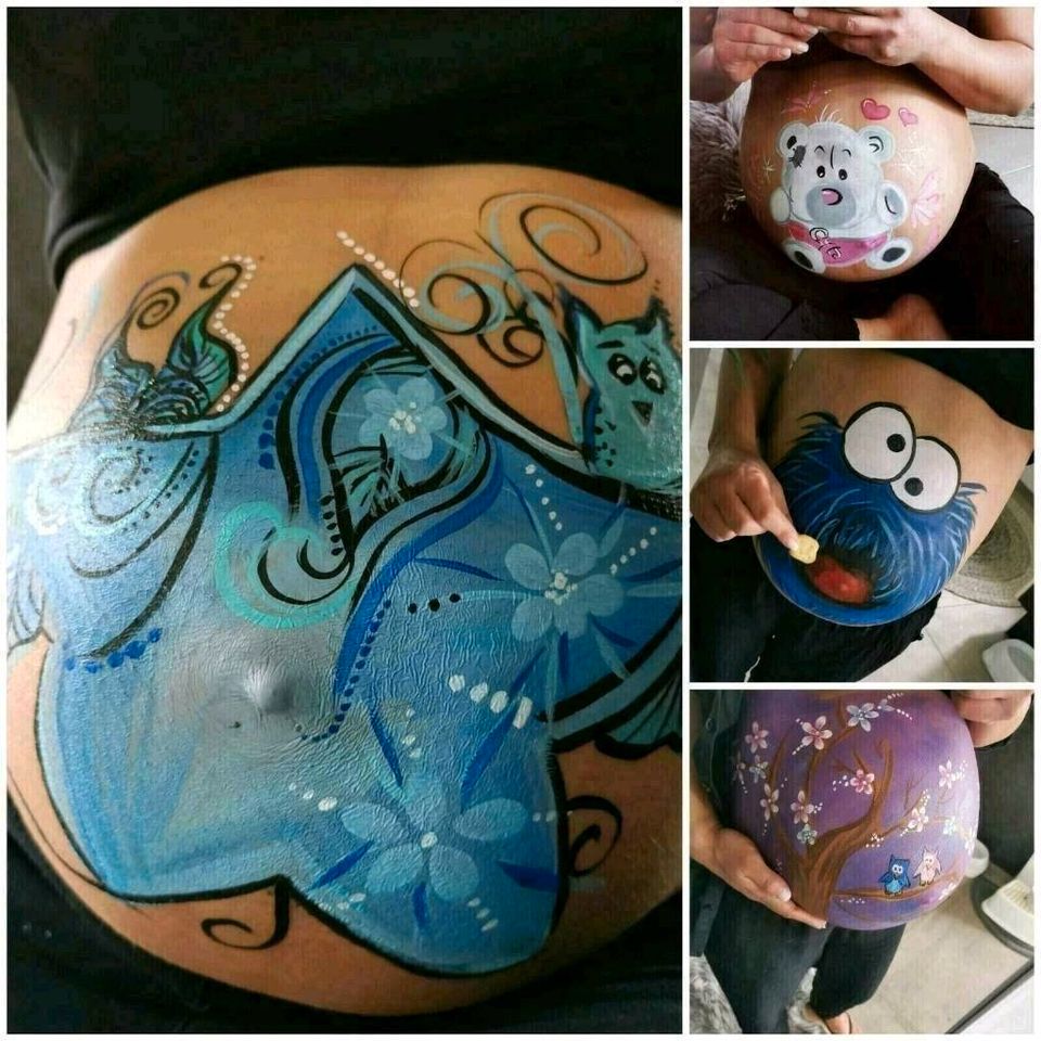 Bellypainting / Babybauch Bemalung / Schwangerschaft /Babyparty in Rotthalmünster