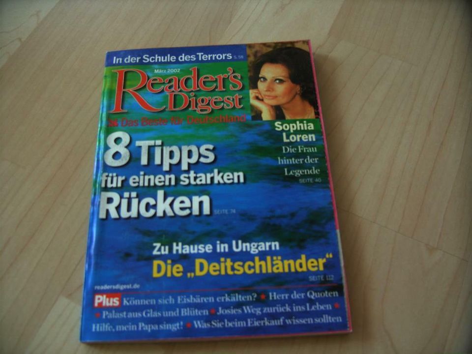 VERSCHIEDENE READERS DIGEST TASCHENBÜCHER  2001-2008 GEBRAUCHT in Südschacht