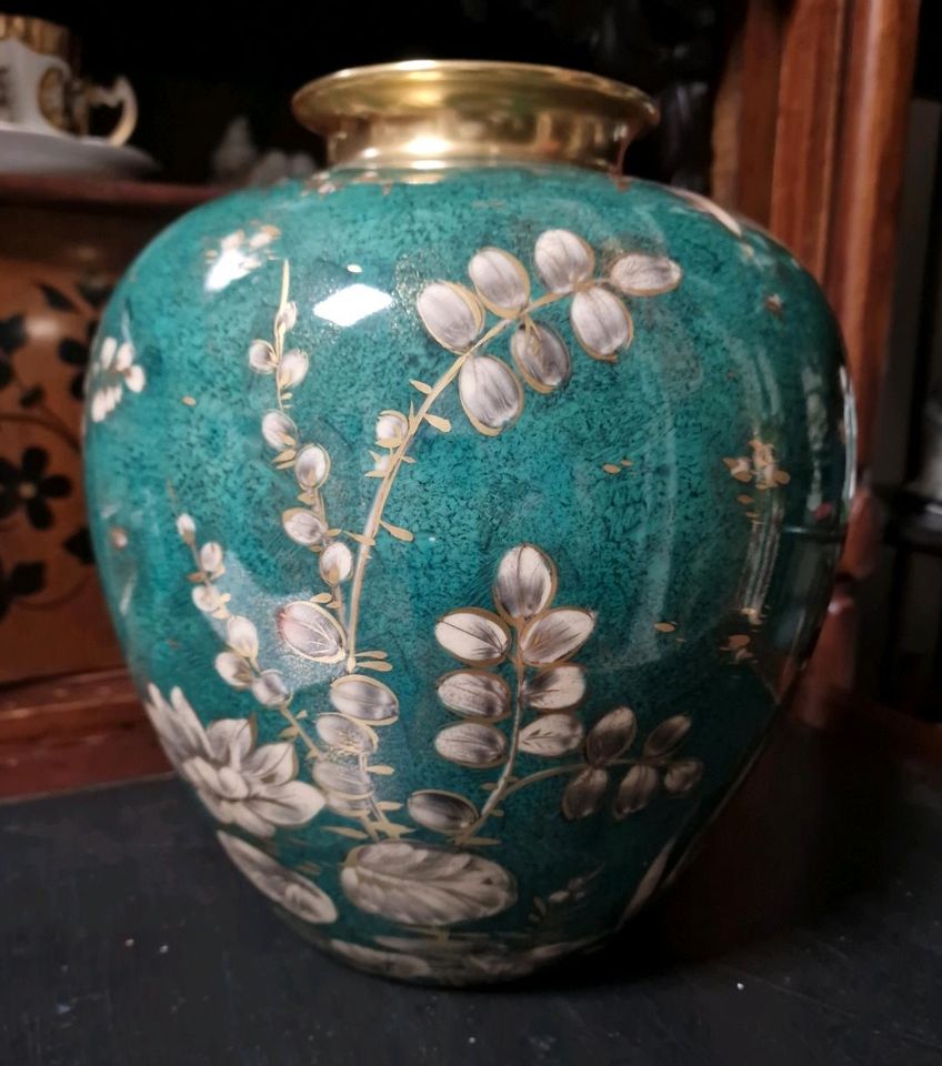 Rosenthal W. Mutze Goldrausch Vase 30 cm Handgemalt top in Rheda-Wiedenbrück