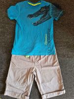 Jungen Set T-Shirt + kurze Hose Gr. 134/140 Niedersachsen - Schüttorf Vorschau