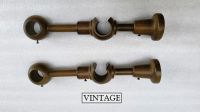 VINTAGE 2 Doppel-Halter für 2-läufige 28mm Gardinenstangen, Eiche Niedersachsen - Bad Iburg Vorschau