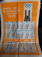 Tuch Kalender Olympia München 1972 Nordrhein-Westfalen - Meschede Vorschau