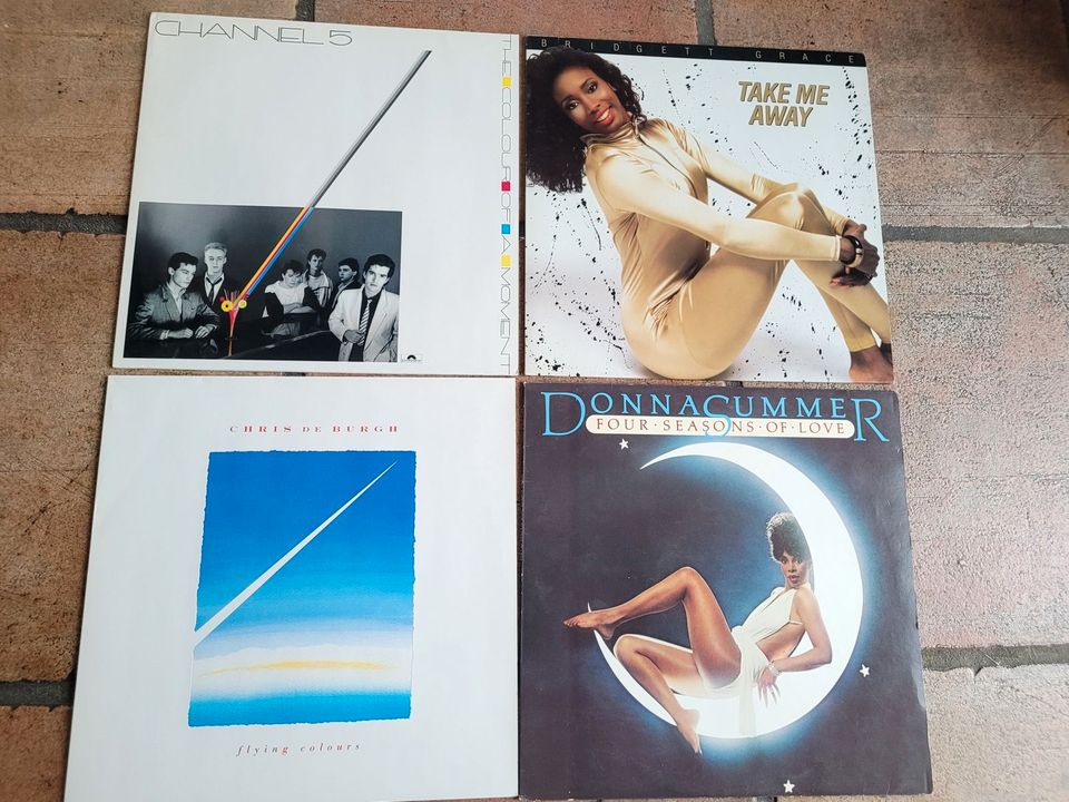 LP Channel 5, Bridgett Grace, Chris de Burgh, Donna Summer in Wedemark