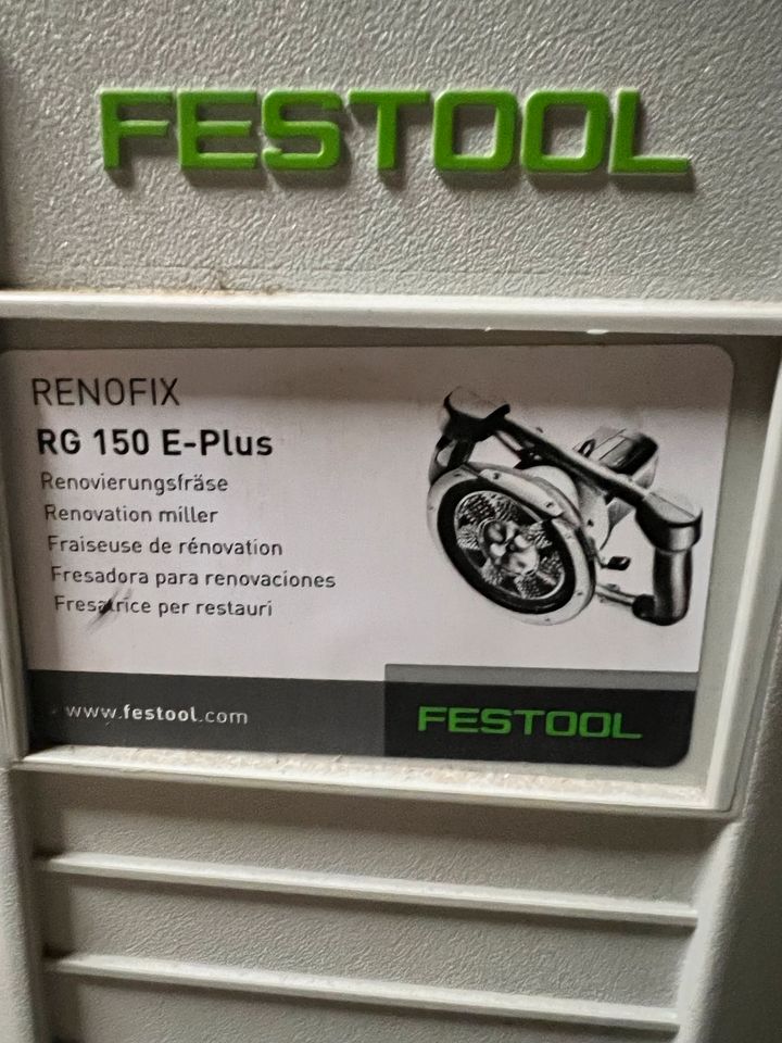 FESTOOL RENOFIX RG 150 E Plus Renovierungsfräse Betonfräse Fräse in Münchberg