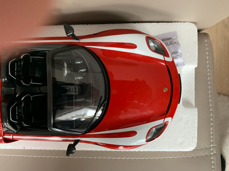 Modellauto 1:18 Minichamps Porsche 918 Spyder OVP in Bad Säckingen