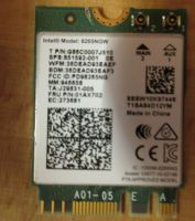 Intel 8265NGW WLAN AC Bluetooth 4.2 M.2 Karte Bayern - Mettenheim Vorschau