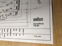 Braun TG60 Schaltplan Original 1965 Dieter Rams Eimsbüttel - Hamburg Eimsbüttel (Stadtteil) Vorschau