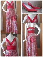 Maxikleid Sommerkleid Gr. 36 rot weiß * B.C. Best Connections Brandenburg - Bernau Vorschau