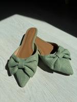Mules Tweed grün Nordrhein-Westfalen - Vlotho Vorschau