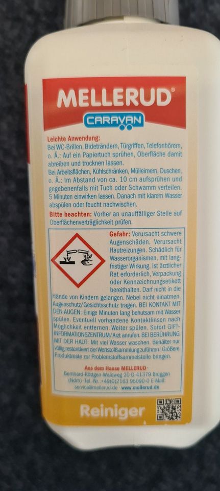 126030 Mellerud Hygiene Reiniger Sprühflasche - NEU in Aschheim