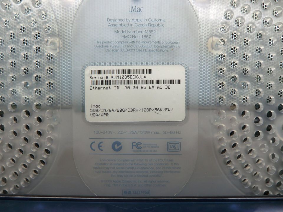 Apple iMac G3 M5521, Personal Computer in Reinbek