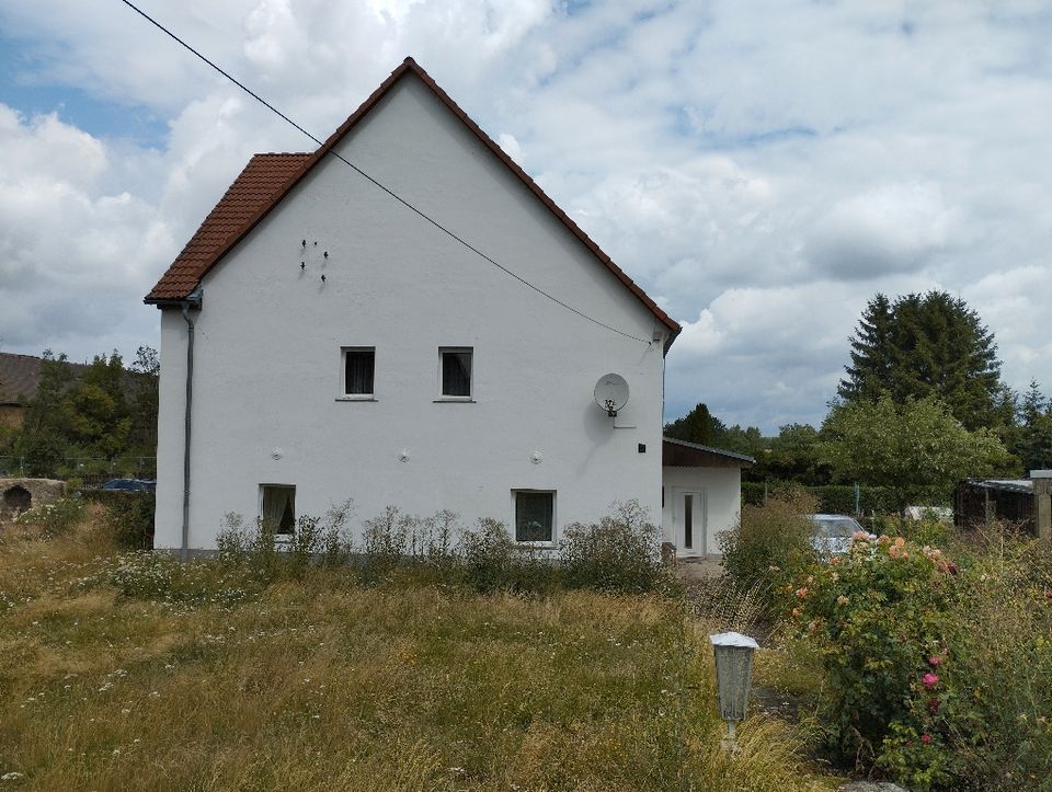 Massives, großzügiges, gepflegtes Reihenendhaus, mit großem Grundstück und Gartenhaus in ruhiger Lage. in Meuselwitz