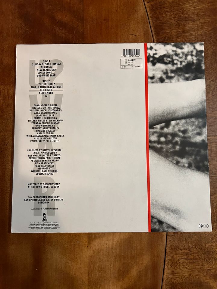 U2 - War Schallplatte Vinyl LP in Hamburg