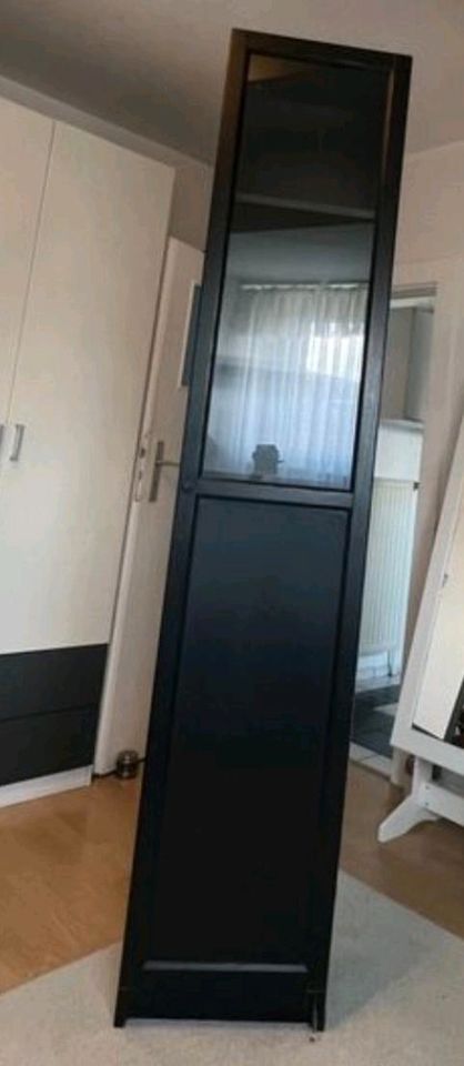 Badezimmer Schrank badschrank mit Glas schwarz in Erftstadt