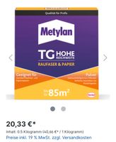 Metylan TG hohe Reichweite Raufaser & Papier 10x500g Baden-Württemberg - Offenburg Vorschau