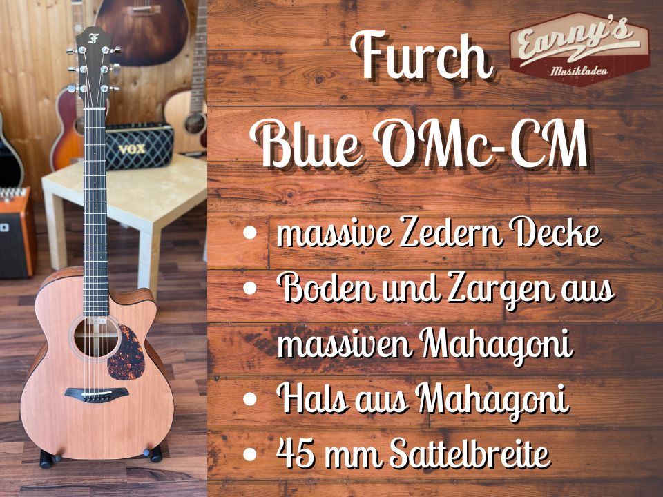 Furch Blue OMc-CM Westerngitarre in Witten