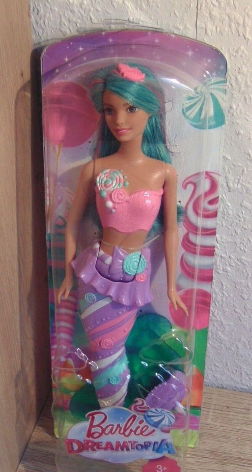 Mattel Barbie Puppe Dreamtopia Meerjungfrau Candy OVP 2016 SELTEN in Elmenhorst