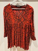 Damen Kleid Zara Gr. M schlangenmuster rot/schwarz Saarland - St. Wendel Vorschau