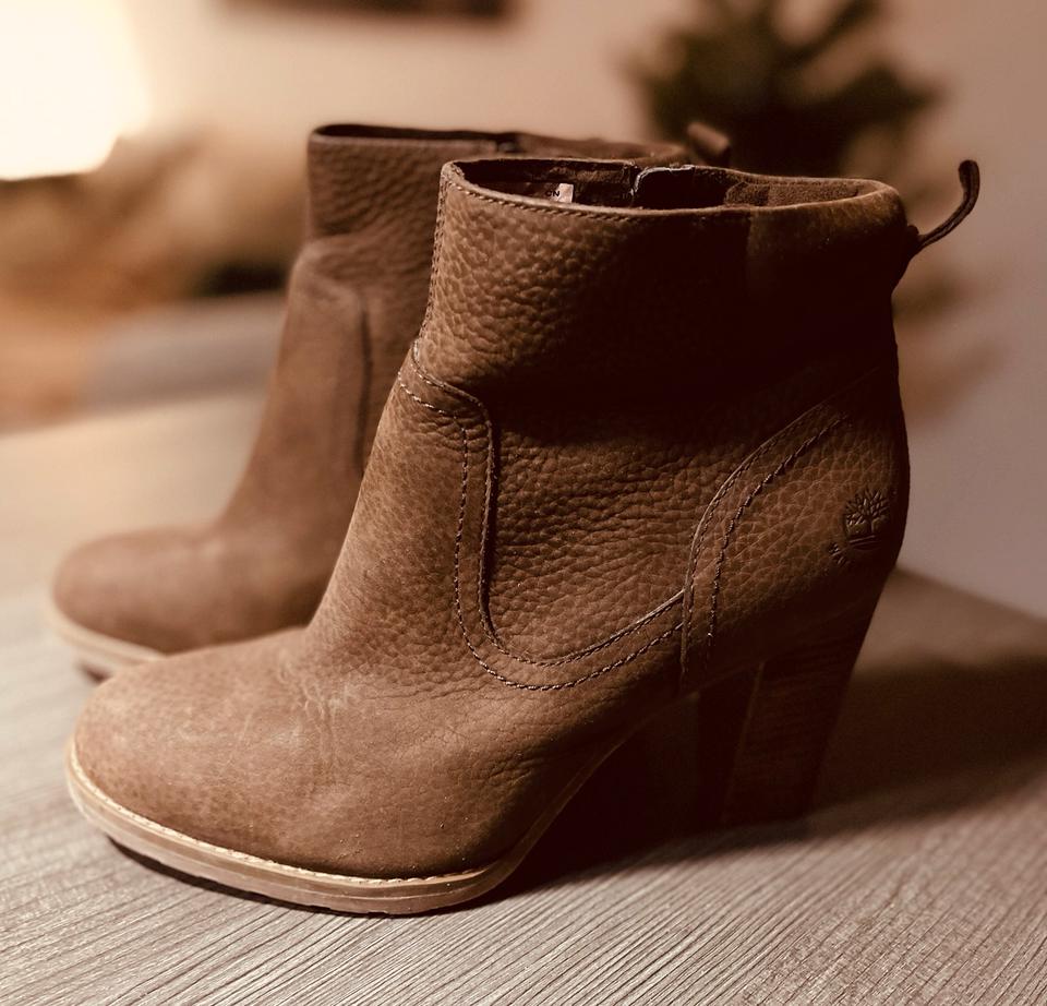 TIMBERLAND Stiefelette Nubuk Leder Braun UNGETRAGEN UK 6 in Langenfeld