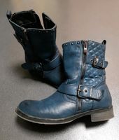 Street Schuhe Stiefeletten Gr. 40 blau Niedersachsen - Braunschweig Vorschau