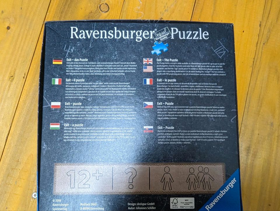 Ravensburger Puzzle EXIT in Baabe