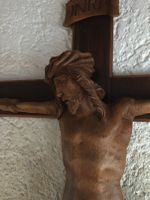 Holzkreuz geschnitzt  alt 109cm hoch Bayern - Unterthingau Vorschau