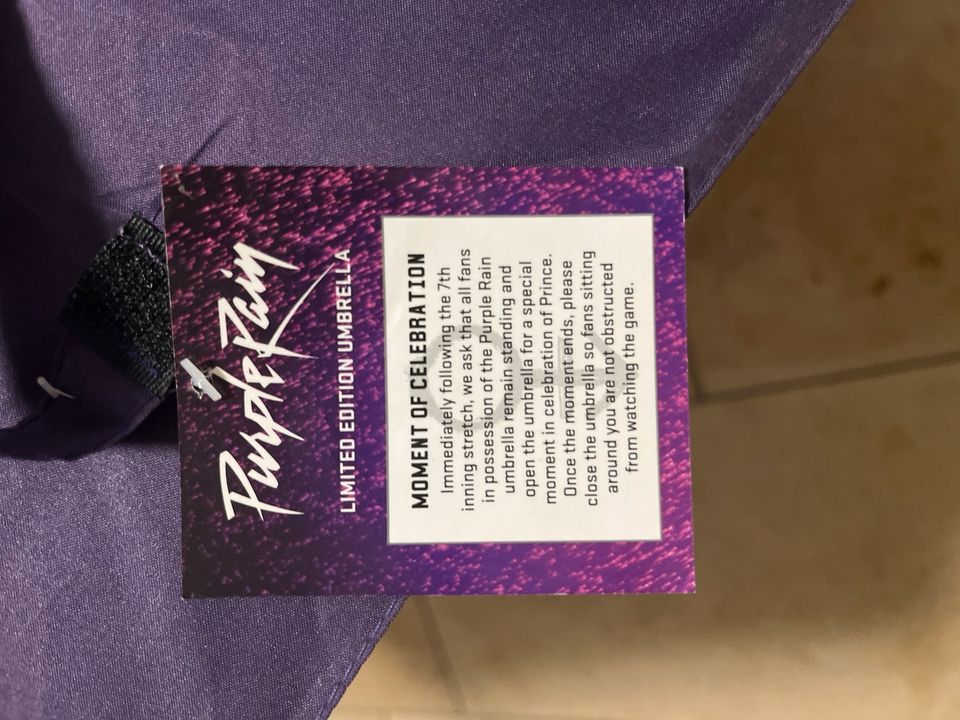 Prince Purple Rain Umbrella - limited edition in Niederkassel