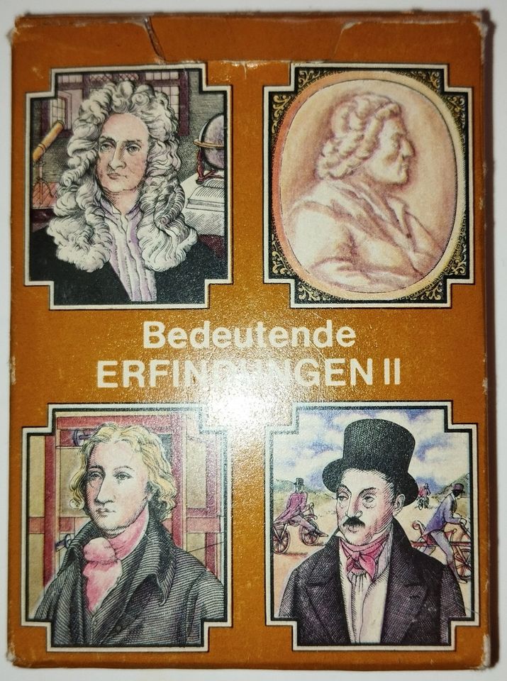 Quartett Spiel "Bedeutende Erfindungen 2", DDR 1985, RARITÄT in Nürtingen